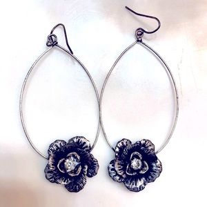 Rose Loop Earrings